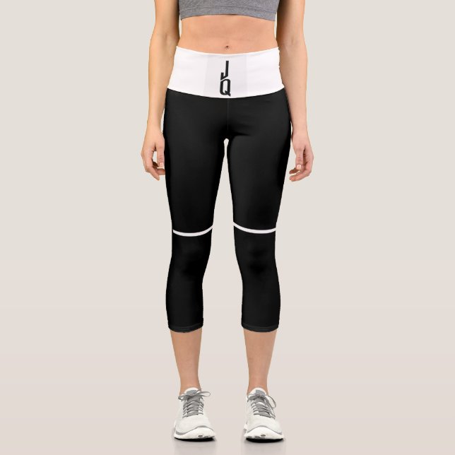 Capri JQ Signature Leggings de Performance Taille Haute  (Recto)