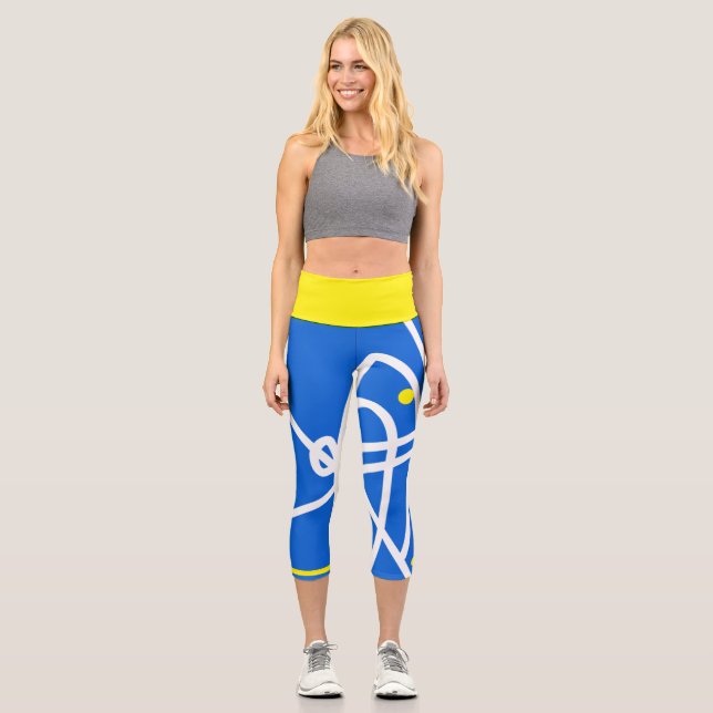 Capri La vie. Concentration. Leggings en art abstrait mi (Recto)