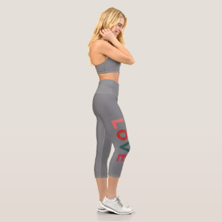 Capri Leggings à taille élevée