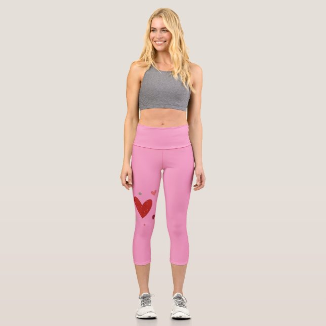 Capri Leggings à taille élevée (Recto)
