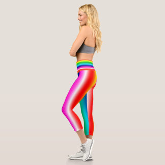 Capri Leggings - Arc-en-ciel