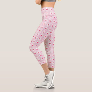 Capri Leggings de pique-nique cerise #2