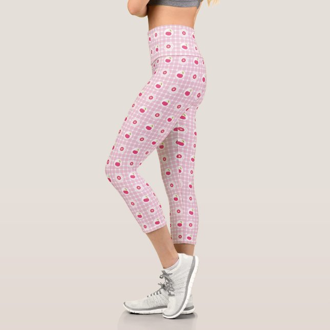 Capri Leggings de pique-nique cerise #2 (Gauche)