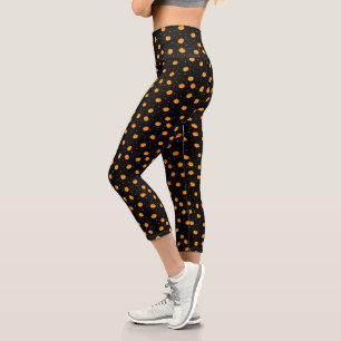 Capri Leggings de pluie citrouille #2