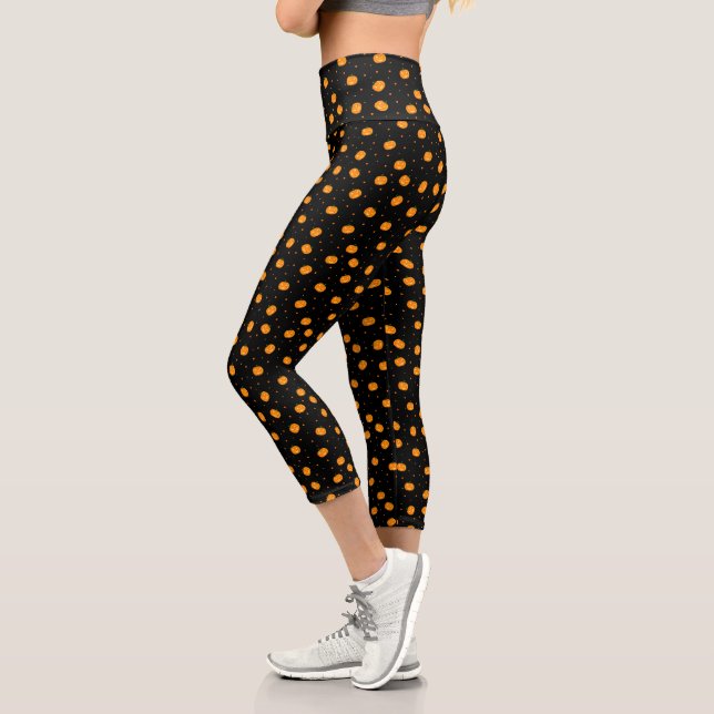 Capri Leggings de pluie citrouille #2 (Gauche)