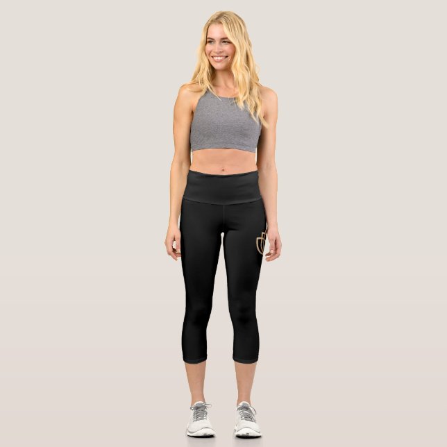 Capri Leggings Floraux pour Femmes (Recto)