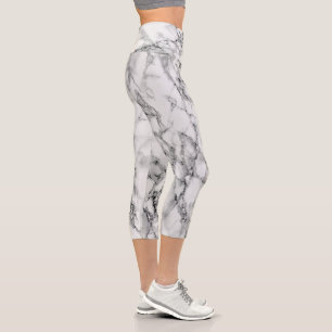 Capri Leggings Marbres blancs