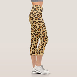 Capri Leggings posters de animaux, Yoga Capris haut tail