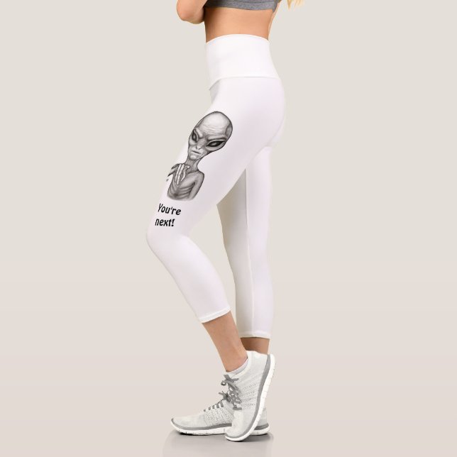 Capri Mauvais Alien, Tu es le prochain ! Leggings (Gauche)