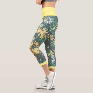 Capri Namaqualand Fleurs sauvages Leggings stylisés