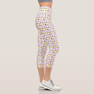 Capri Pride Hearts Leggings #2