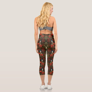 Capri Rêves de pavot - Joli Capris Leggings