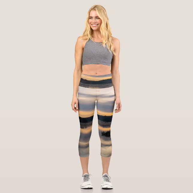Capri Sunrise Glory Capris Leggings (Recto)