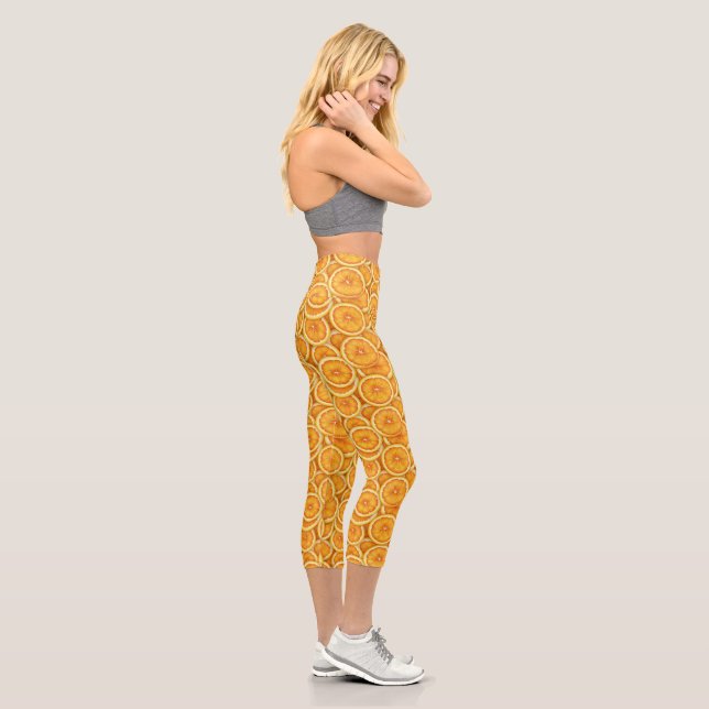 Capri Tranches d'orange - Cute Capris Leggings (Droite)