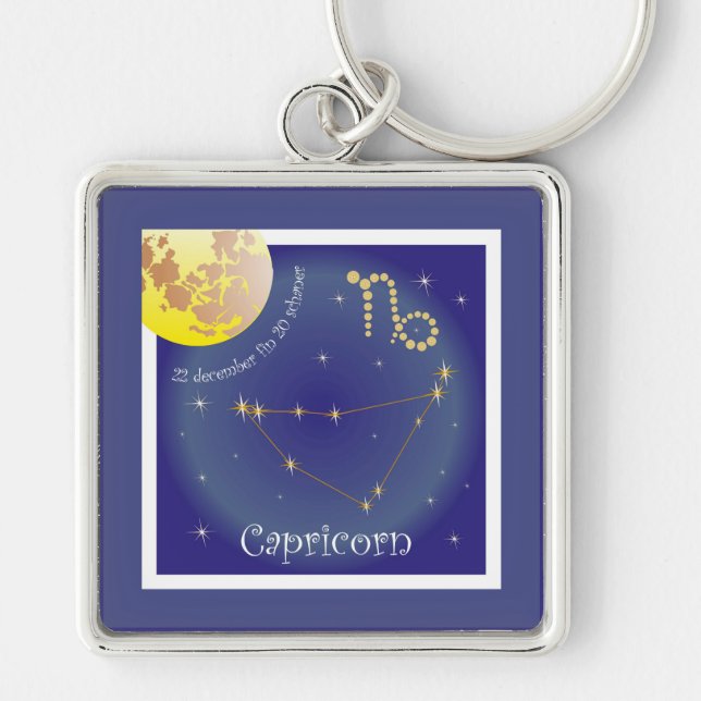 Capricorn 22 dec. fin 20 porte-clés (Devant)