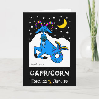 CAPRICORN - CARTE DE RÉDACTION ZODIAC