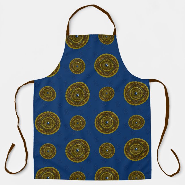 Capricorn Mandala All-Over Imprimer Tablier (Recto)