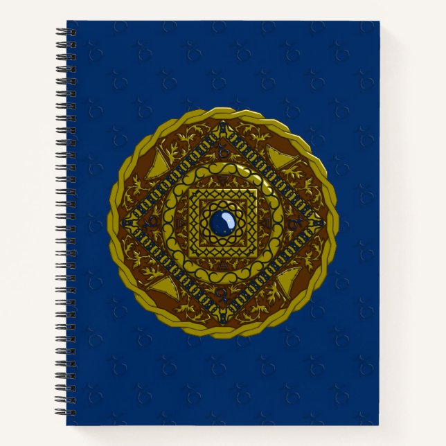 Capricorn Mandala Carnet spiral (Devant)
