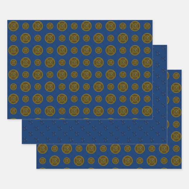 Capricorn Mandala Enveloppement Papier Set (Lot)