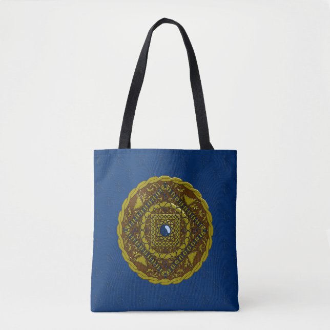 Capricorn Mandala Sac Tout-Sur-Imprimé (Devant)