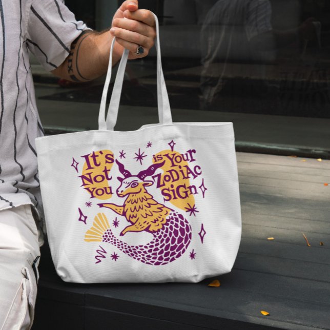 Capricorn SIGNE Zodiac Sac fourre-tout de devis (Créateur téléchargé)