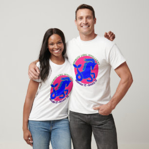 Capricorn signe Zodiac T-shirt personnalisé