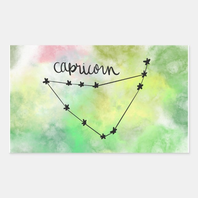 Capricorn Star Baby Sticker (Devant)