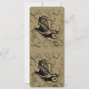 Capricorne Constellation Hevelius 1690 sur Taupe