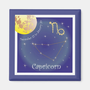 Capricorne Décembre 22 à Janvier 20 Magnet