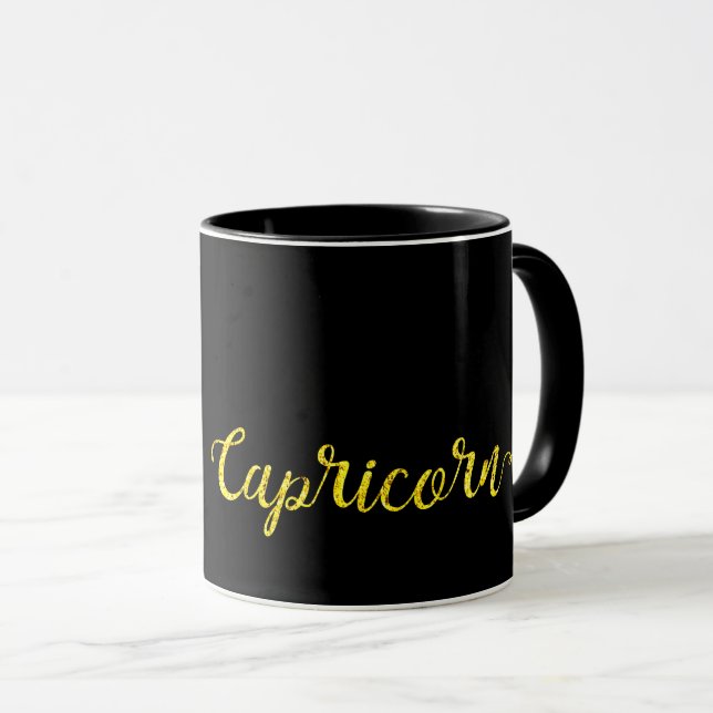 Capricorne Gold Letting Mug (Devant droit)
