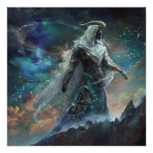 Capricorne (Le Stratège) Poster des signes Zodiac