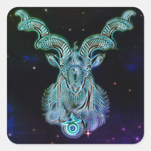 capricorne les autocollants zodiac de chèvre