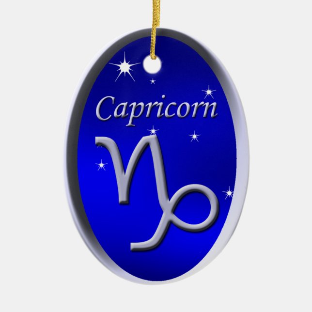 Capricorne ornement de Noël (Devant)