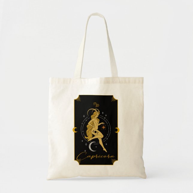 Capricorne Saucy Signes Sac fourre-tout astrologiq (Devant)