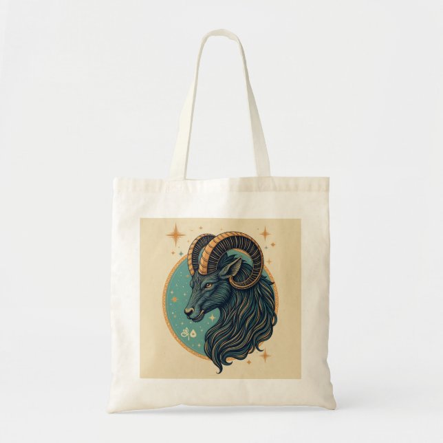 Capricorne Totes Sac Étoile Signe Horoscope (Devant)