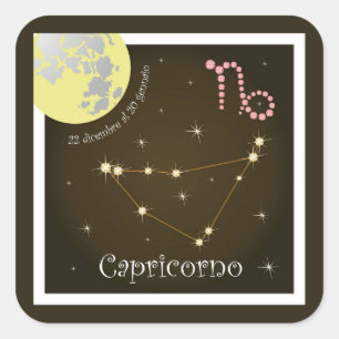 Capricorno 22 dicembre al 20 autocollants gennaio