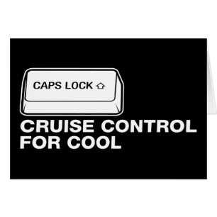 capslock - contrôle de croisière pour le cool