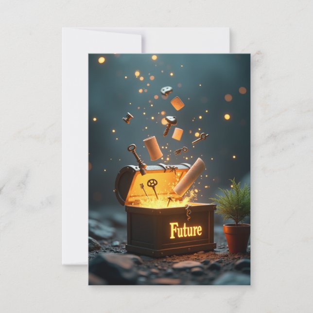 Capsule de temps de votre future carte de méditati (Devant)