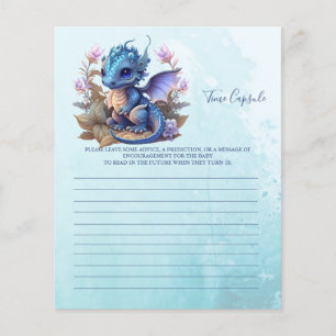 Capsule de temps des jeux de baby shower