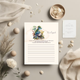 Capsule de temps des jeux de baby shower