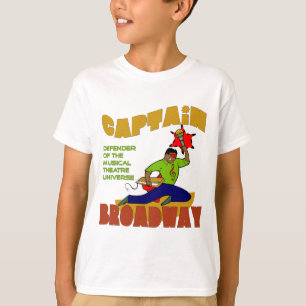 Captain le T-shirt de Lite d'enfants de Broadway