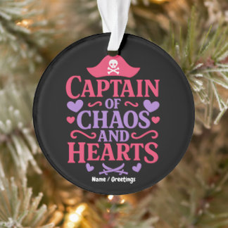 Captain of Chaos and Hearts Pirate Graphic