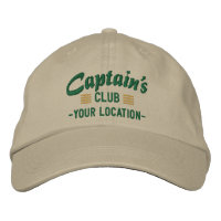 Captain's CLUB Personnalisez-le casquette brodé