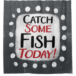 Capter Du Poisson Aujourd'Hui Douche Rideau