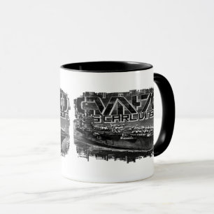 Capteur d'aéronef Carl Vinson Combo Mug