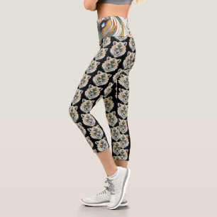 Capteur de Wolf Dream Capri Leggings
