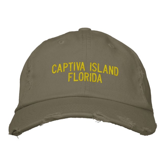 Captiva Island, Floride Casquette brodé (Devant)