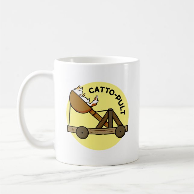 Capto-pult Pun de chat Mug (Gauche)