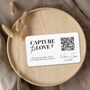 Capture de script moderne La carte de code Love QR