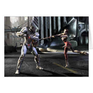 Capture d'écran : Cyborg vs Harley